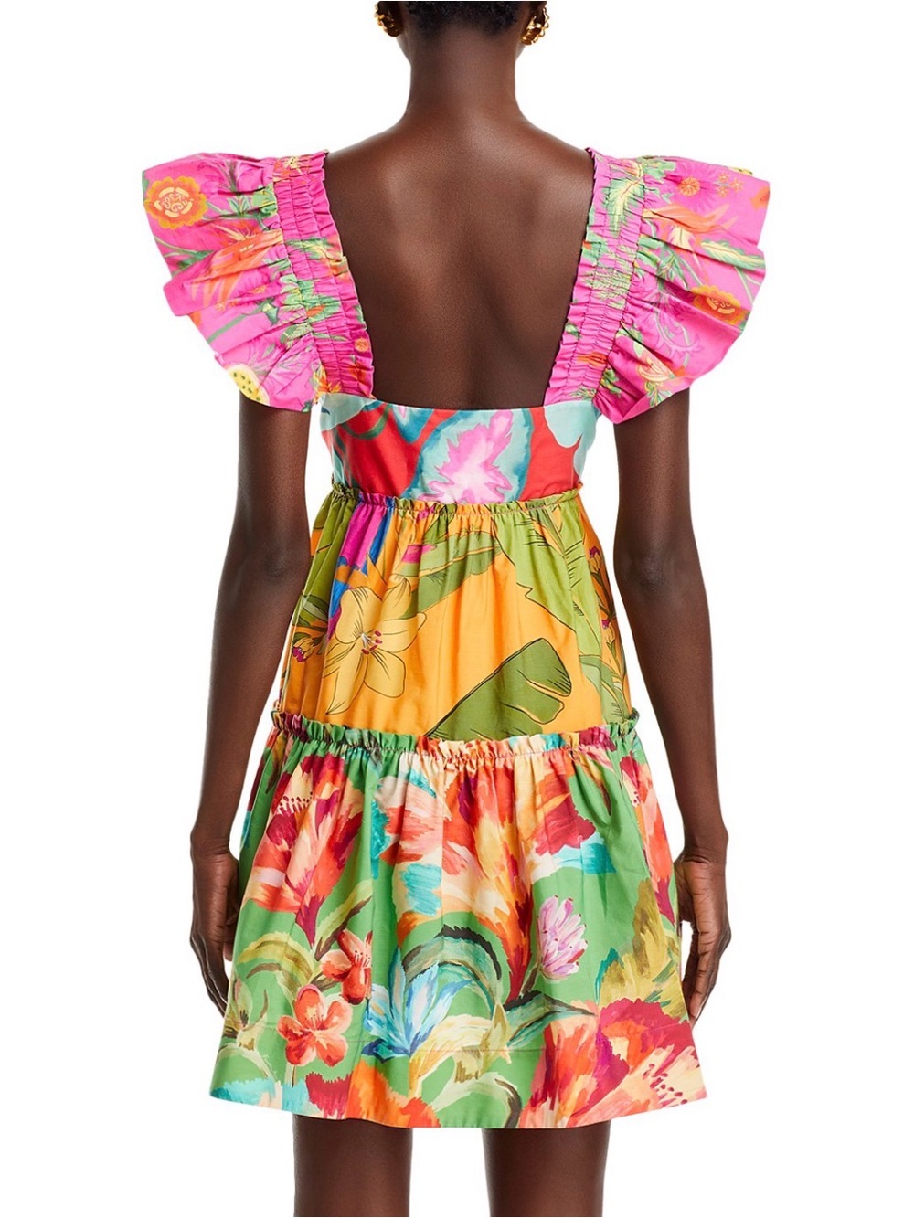 FARM Rio Ruffle Mini Dress - Picture 3 of 8